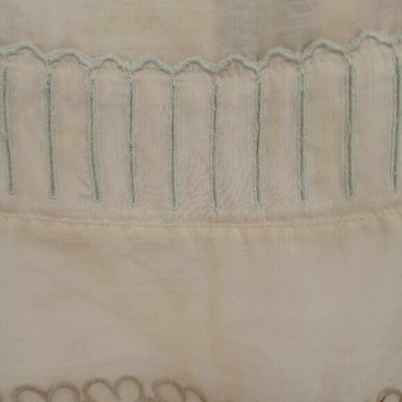 BCBG Maxazria Runway Tan Beige Lace Semi Sheer Drop Waist Mini Dress Size Small - Picture 11 of 14